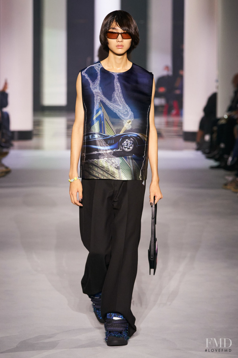 Sun Moon Jung featured in  the Lanvin fashion show for Spring/Summer 2022