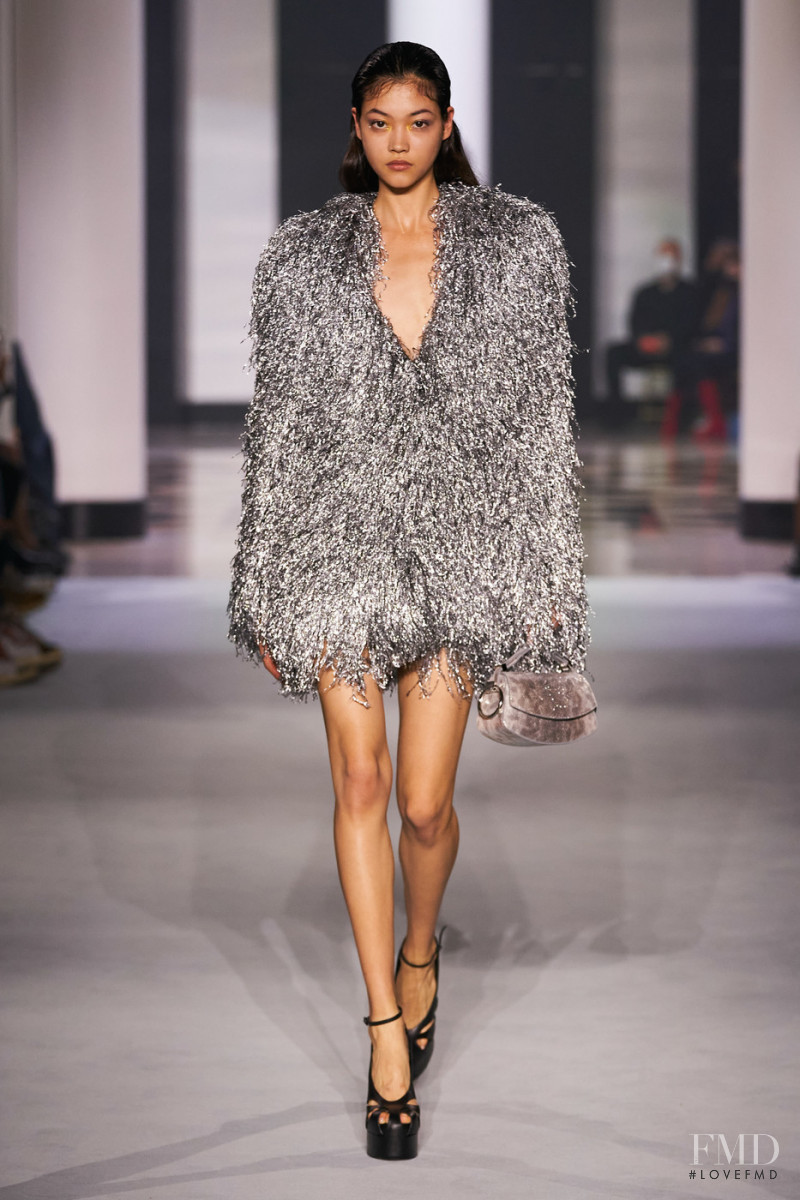 Mika Schneider featured in  the Lanvin fashion show for Spring/Summer 2022