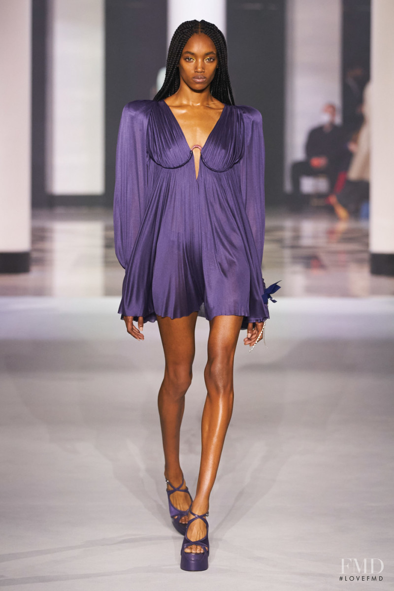 Majesty Amare featured in  the Lanvin fashion show for Spring/Summer 2022