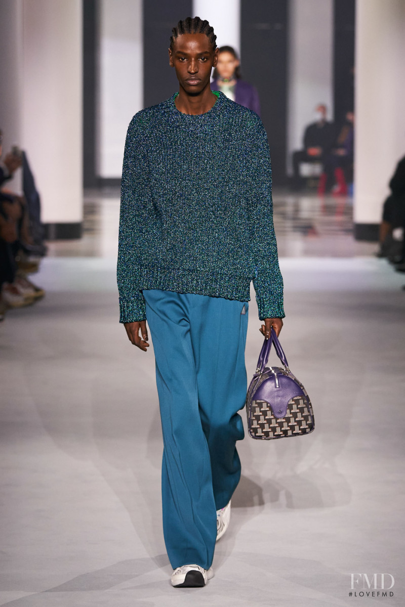 Jibriil Ollow featured in  the Lanvin fashion show for Spring/Summer 2022