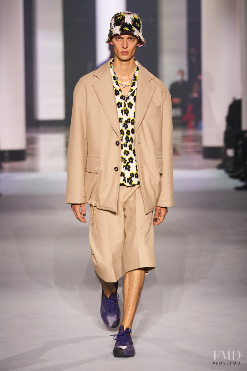 Leon Dame featured in  the Lanvin fashion show for Spring/Summer 2022