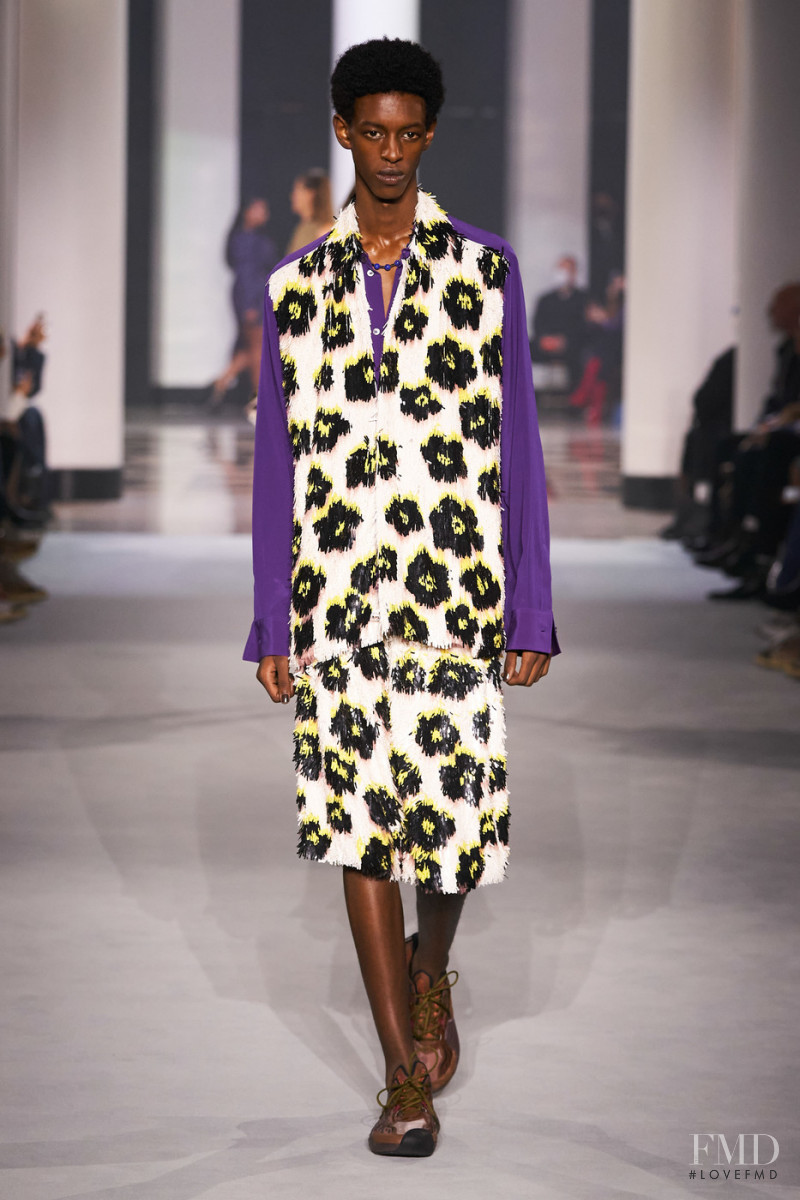 Craig Shimirimana featured in  the Lanvin fashion show for Spring/Summer 2022