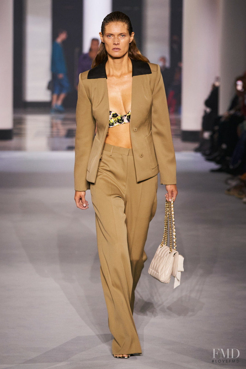 Malgosia Bela featured in  the Lanvin fashion show for Spring/Summer 2022