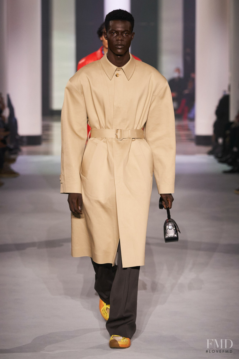 Mohammed Mewalga featured in  the Lanvin fashion show for Spring/Summer 2022
