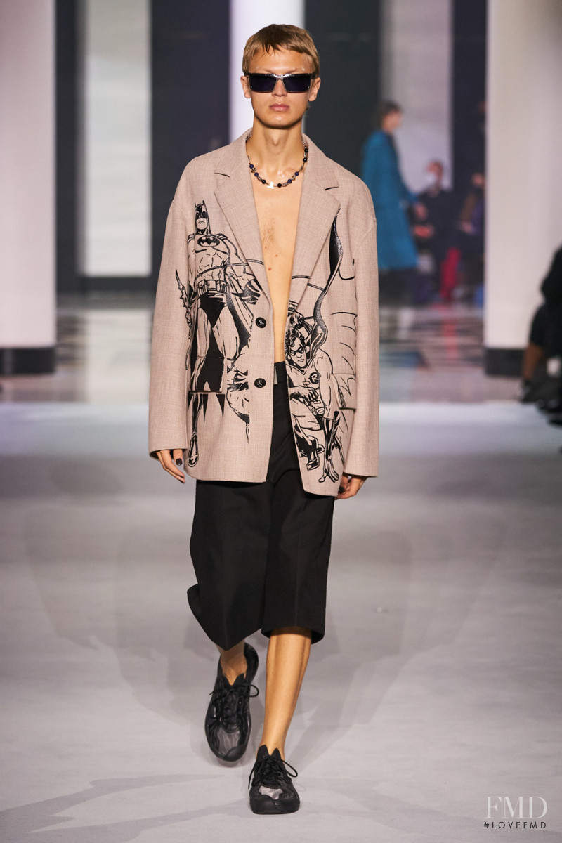 Jonas Glöer featured in  the Lanvin fashion show for Spring/Summer 2022