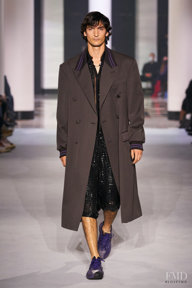 Luca Lemaire featured in  the Lanvin fashion show for Spring/Summer 2022