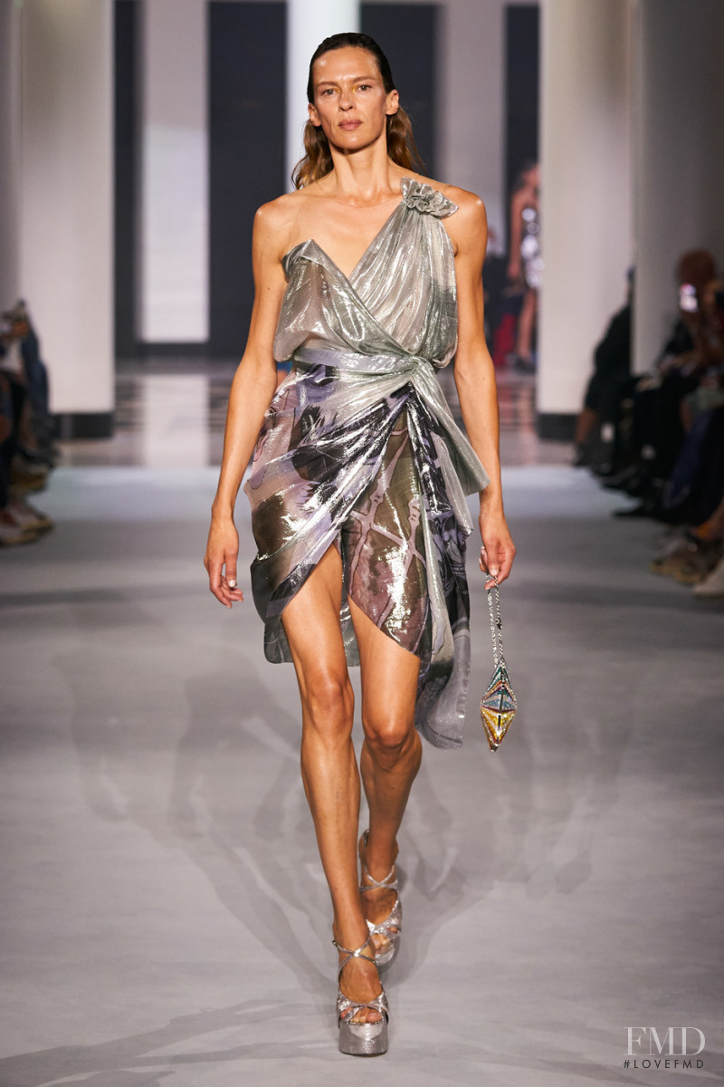 Elise Crombez featured in  the Lanvin fashion show for Spring/Summer 2022