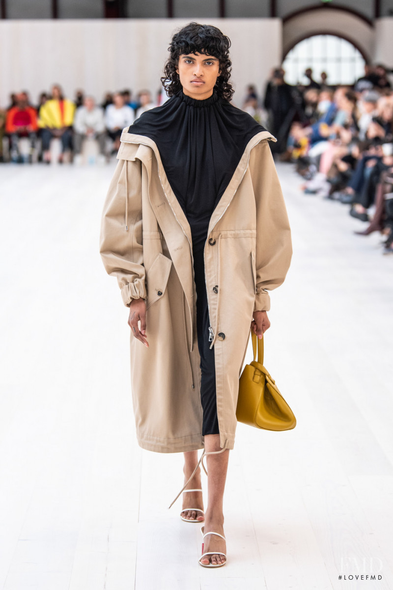 Priscilla Cheseaux featured in  the Loewe fashion show for Spring/Summer 2022
