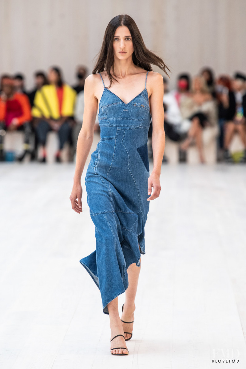 Rachel Marx featured in  the Loewe fashion show for Spring/Summer 2022