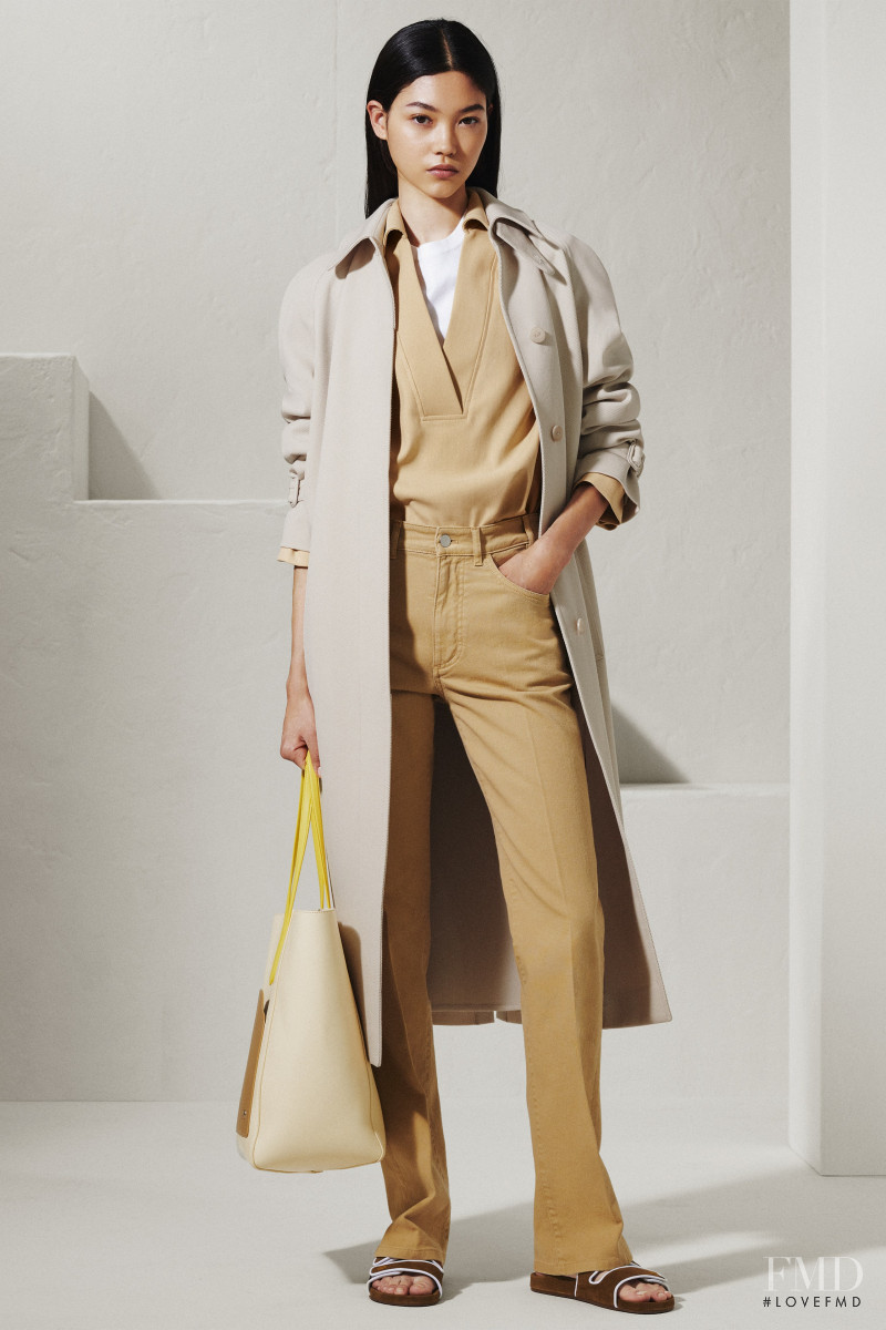 Mika Schneider featured in  the Loro Piana lookbook for Spring/Summer 2022
