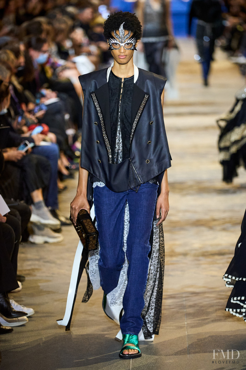 Janaye Furman featured in  the Louis Vuitton fashion show for Spring/Summer 2022