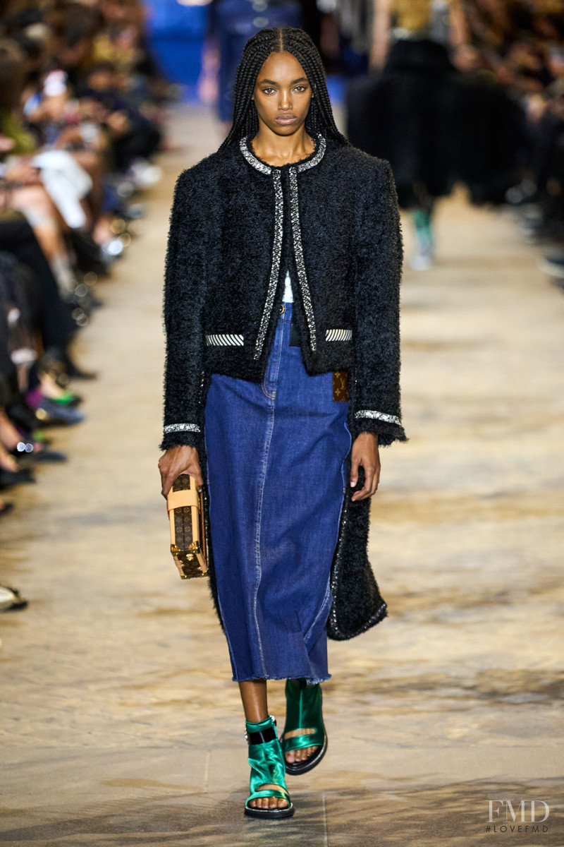 Majesty Amare featured in  the Louis Vuitton fashion show for Spring/Summer 2022