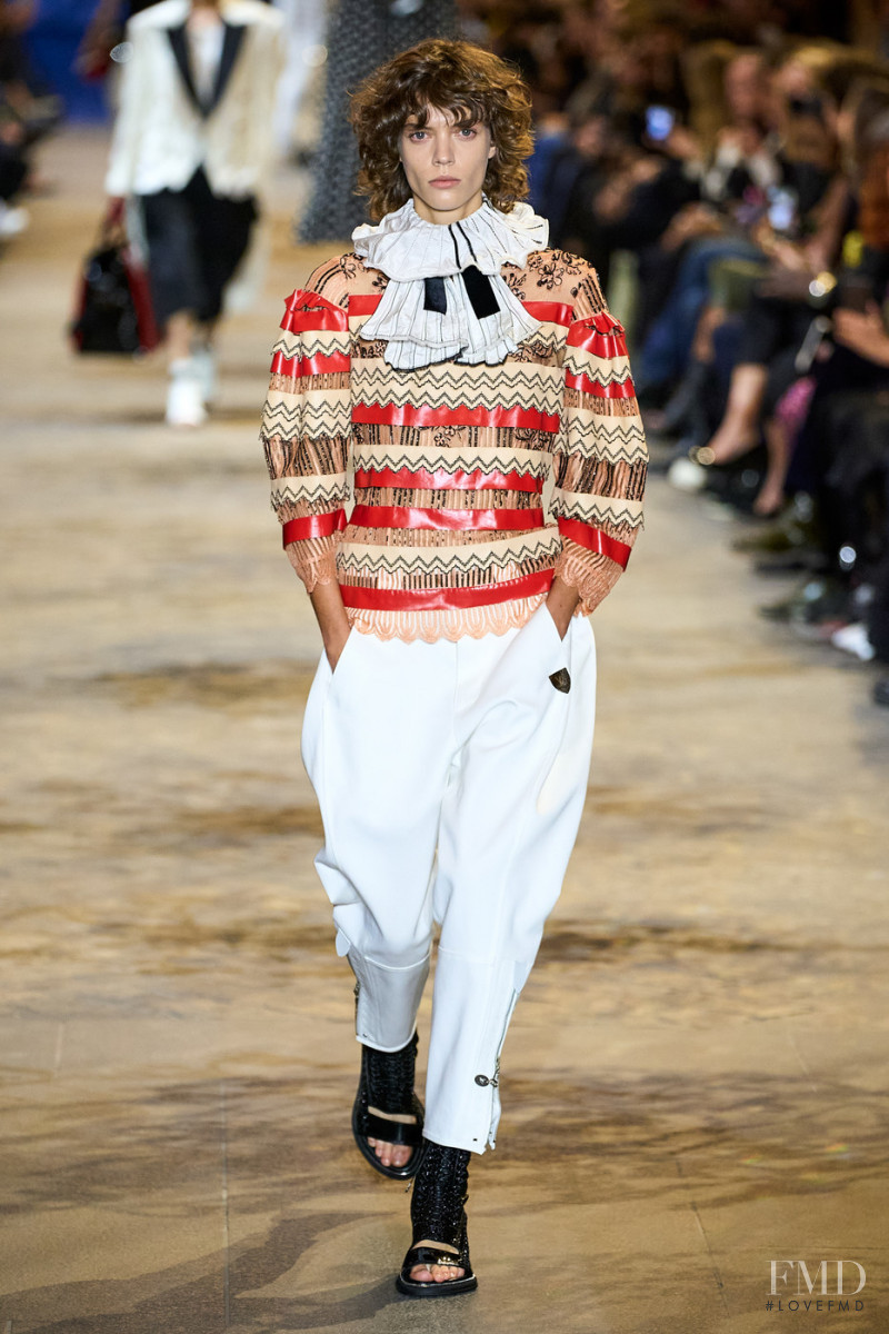 Alix Bouthors featured in  the Louis Vuitton fashion show for Spring/Summer 2022