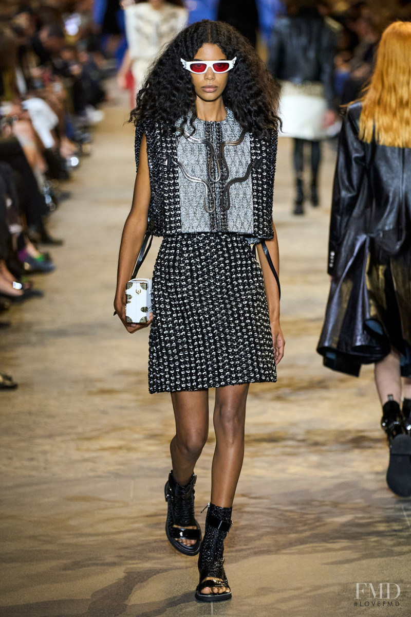 Allana Santos Brito featured in  the Louis Vuitton fashion show for Spring/Summer 2022