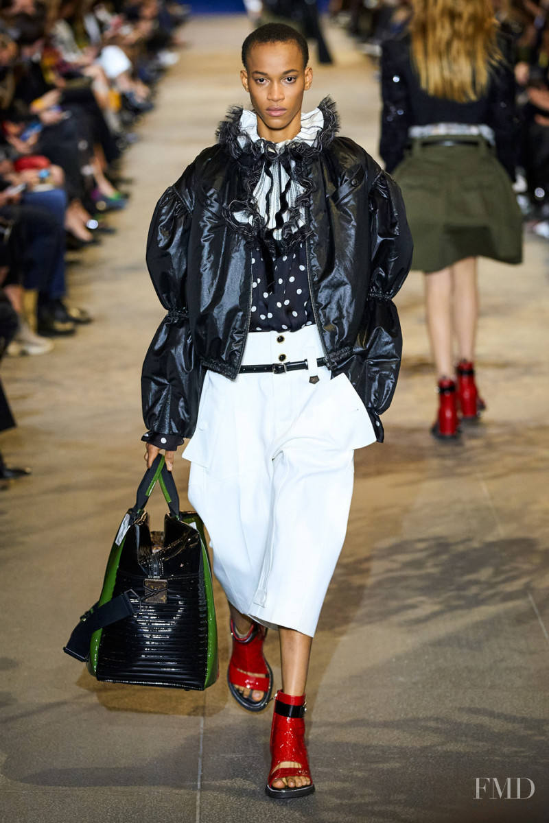 Omowunmi Shodeko featured in  the Louis Vuitton fashion show for Spring/Summer 2022