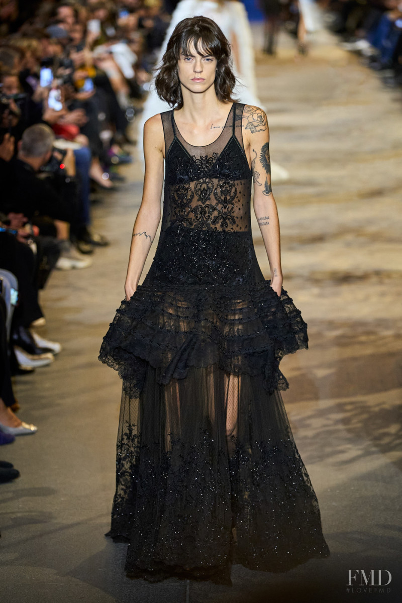 Miriam Sanchez featured in  the Louis Vuitton fashion show for Spring/Summer 2022