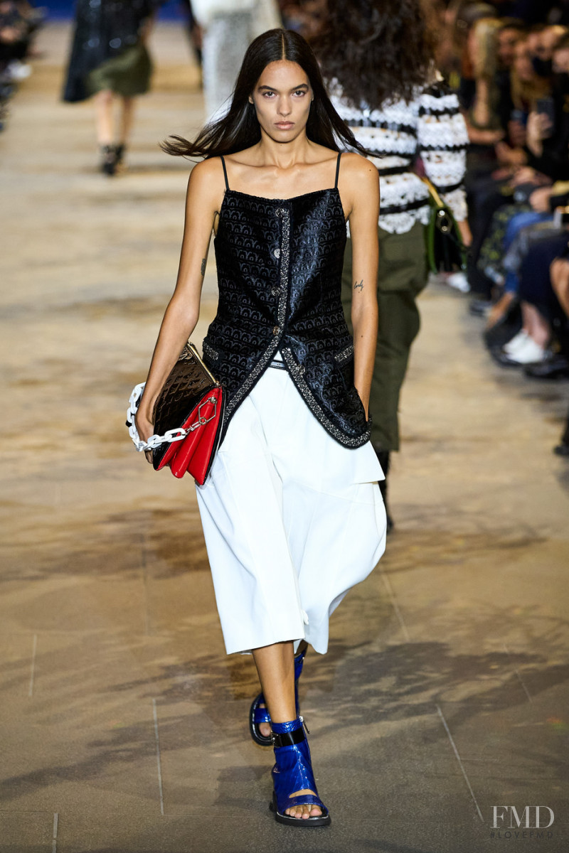 Grace Valentine featured in  the Louis Vuitton fashion show for Spring/Summer 2022