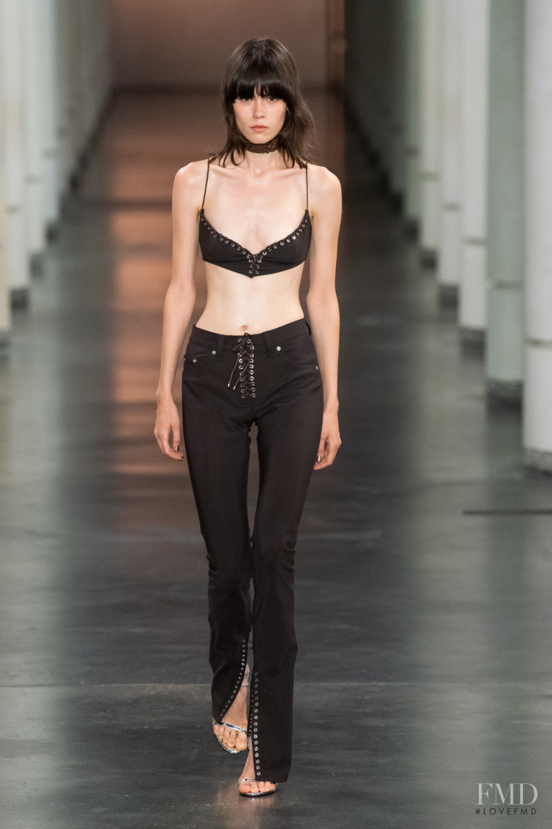 Julie Topsy featured in  the Ludovic de Saint Sernin fashion show for Spring/Summer 2022