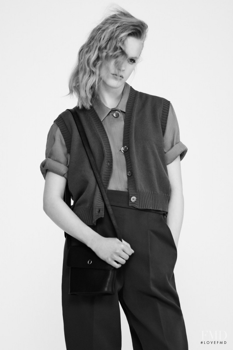 Hannah Motler featured in  the Margaret Howell lookbook for Spring/Summer 2022