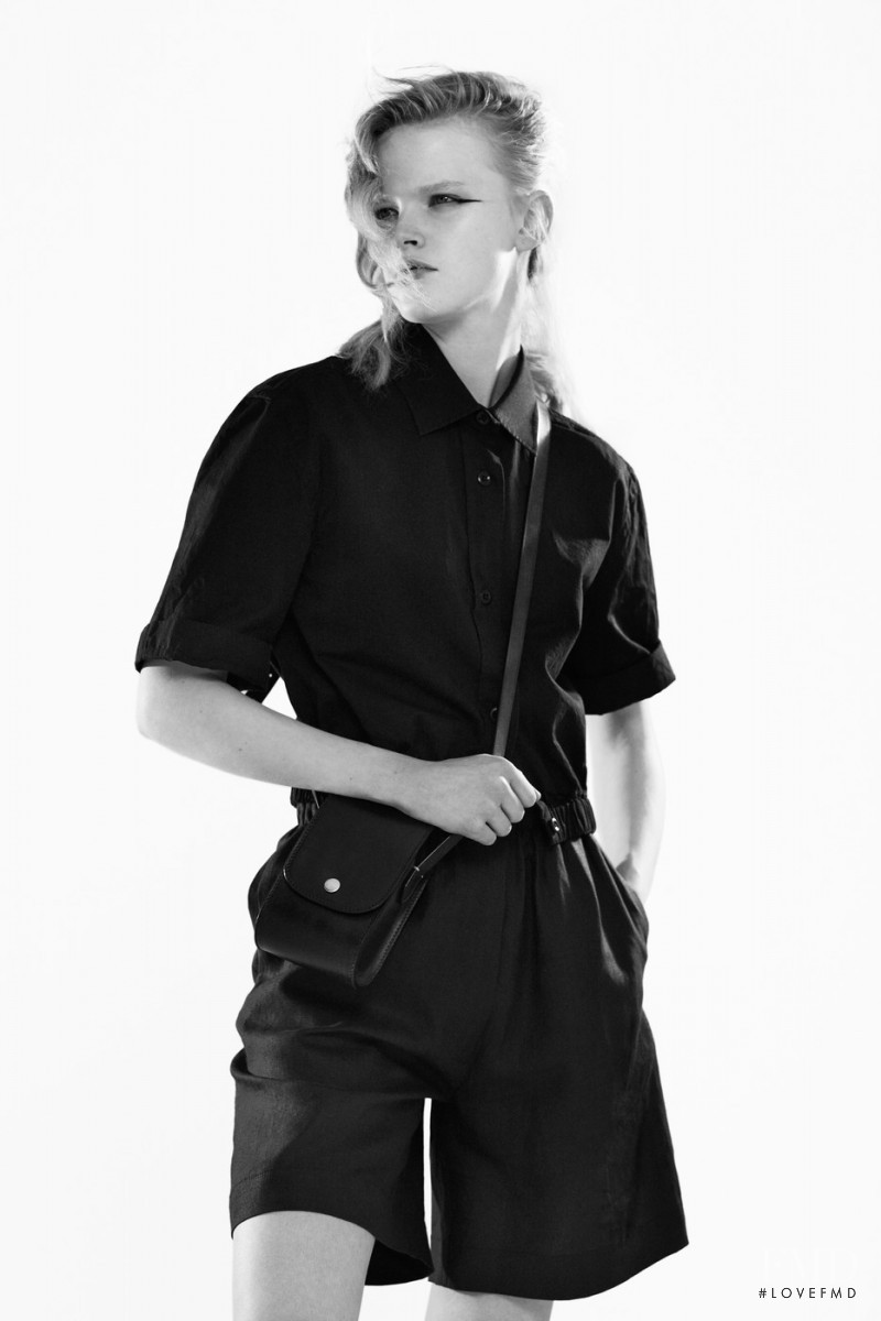 Hannah Motler featured in  the Margaret Howell lookbook for Spring/Summer 2022