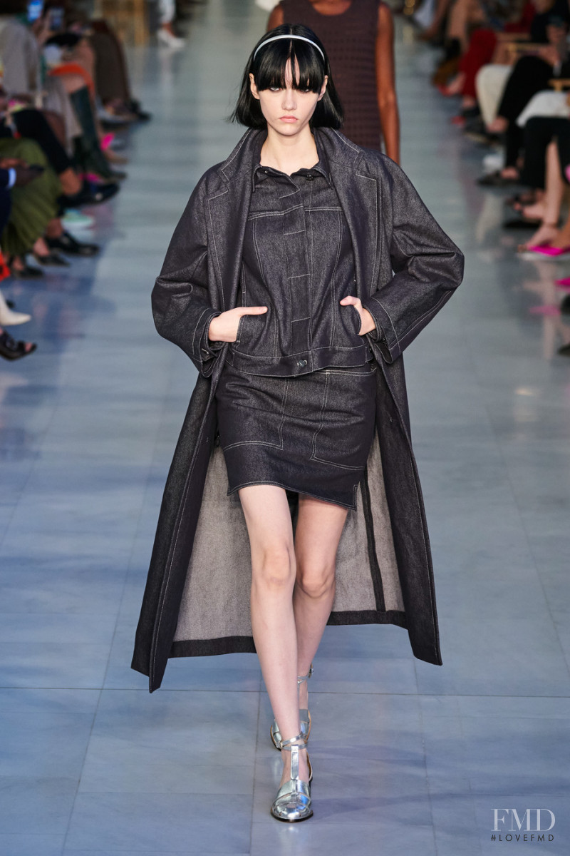 Sofia Steinberg featured in  the Max Mara fashion show for Spring/Summer 2022