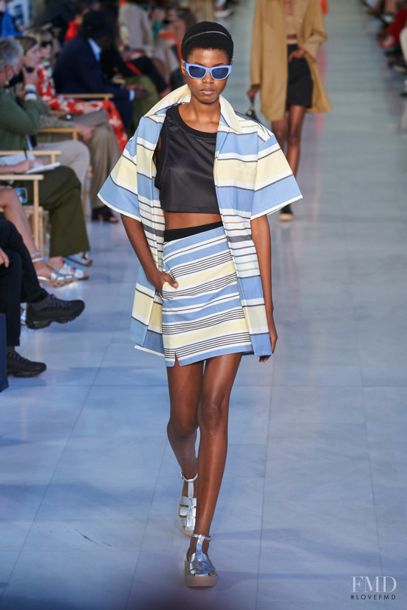 Victoria Fawole featured in  the Max Mara fashion show for Spring/Summer 2022