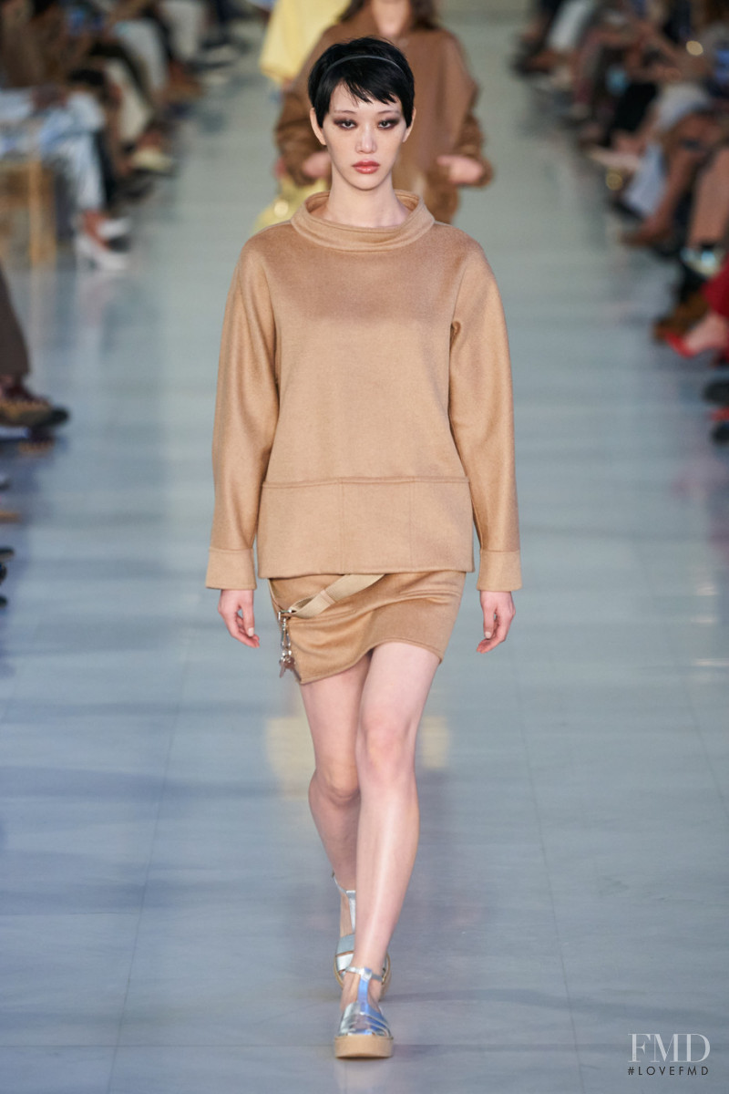 So Ra Choi featured in  the Max Mara fashion show for Spring/Summer 2022