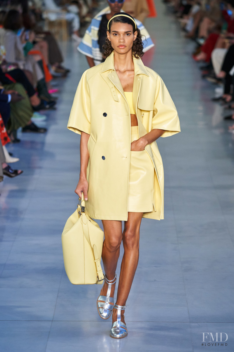 Barbara Valente featured in  the Max Mara fashion show for Spring/Summer 2022