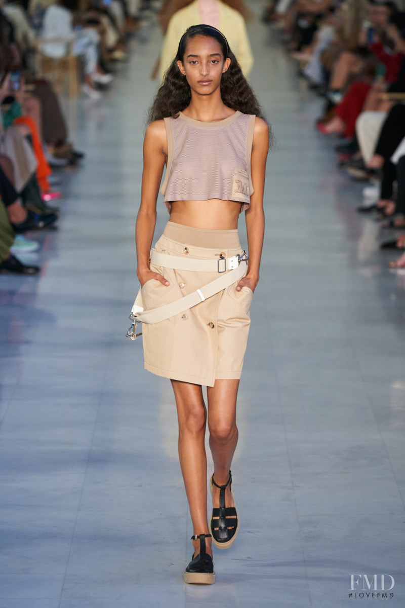 Mona Tougaard featured in  the Max Mara fashion show for Spring/Summer 2022