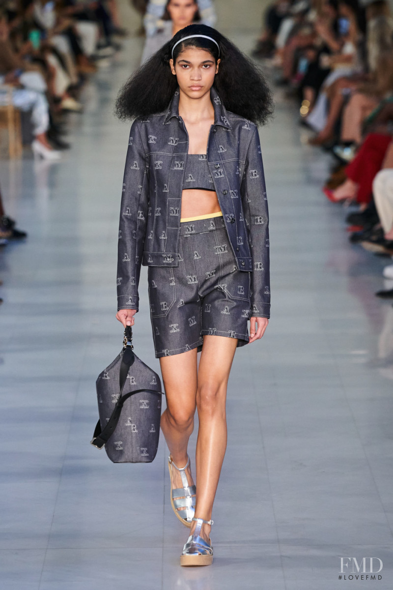 Raynara Negrine featured in  the Max Mara fashion show for Spring/Summer 2022