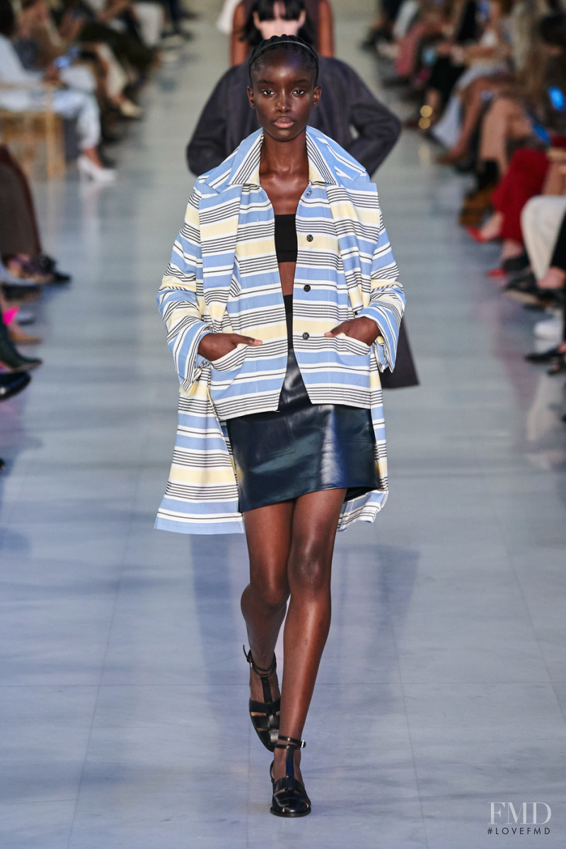 Maty Fall Diba featured in  the Max Mara fashion show for Spring/Summer 2022