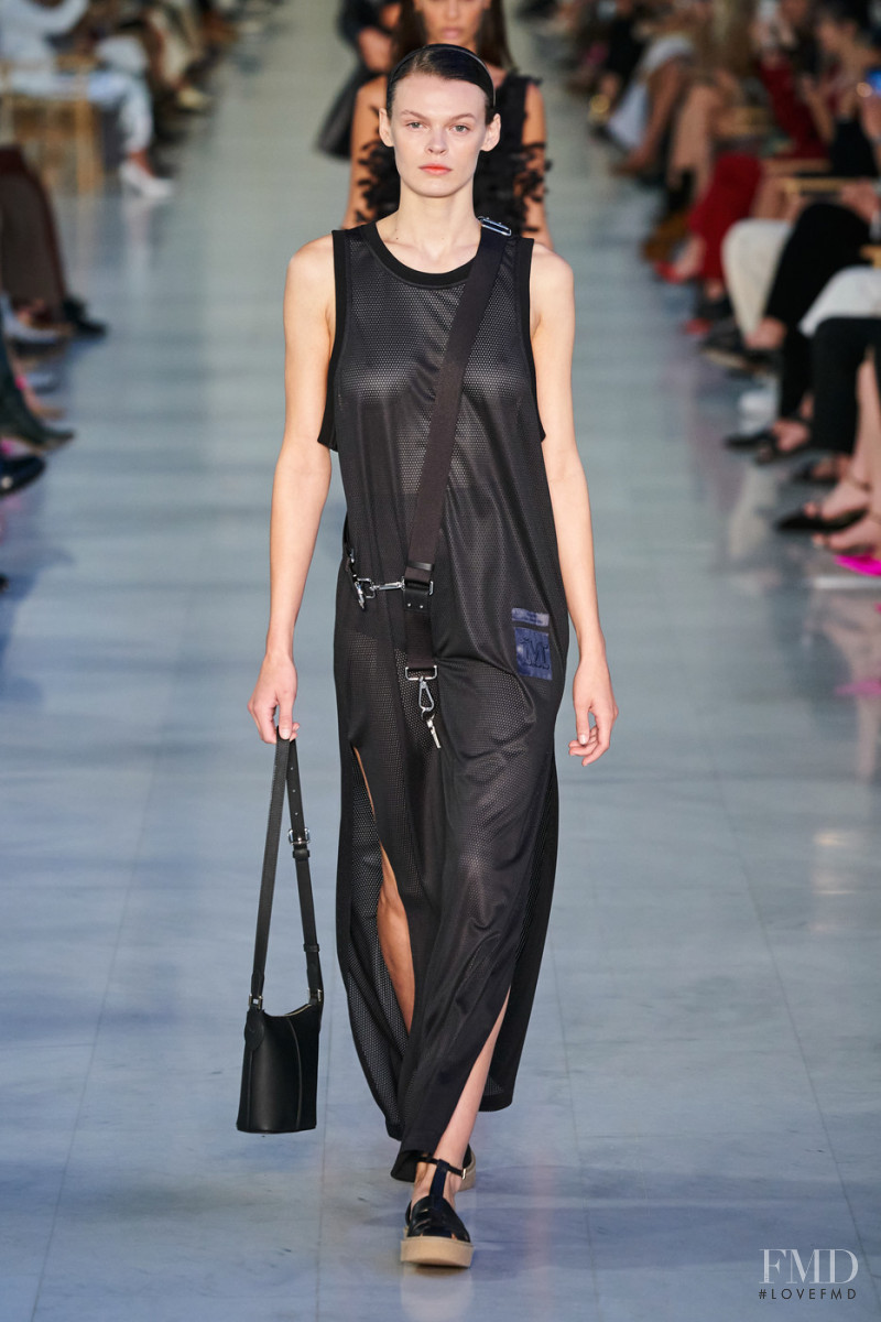Cara Taylor featured in  the Max Mara fashion show for Spring/Summer 2022