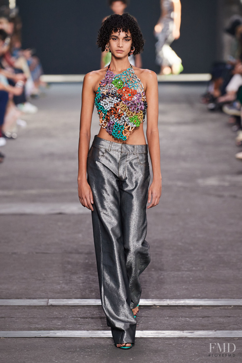 Melanie Perez featured in  the Missoni fashion show for Spring/Summer 2022