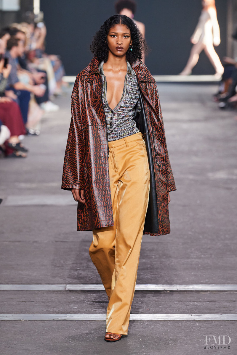 Shivaruby Premkanthan featured in  the Missoni fashion show for Spring/Summer 2022
