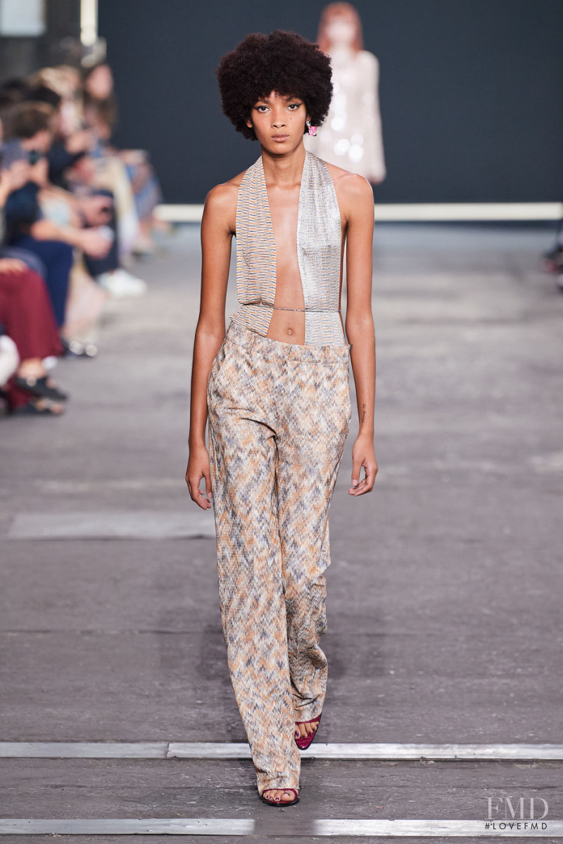 Licett Morillo featured in  the Missoni fashion show for Spring/Summer 2022