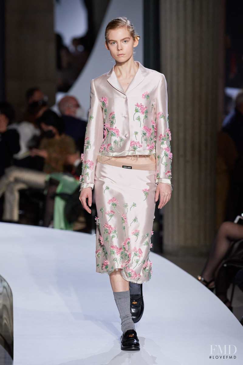 Jolie Alien featured in  the Miu Miu fashion show for Spring/Summer 2022