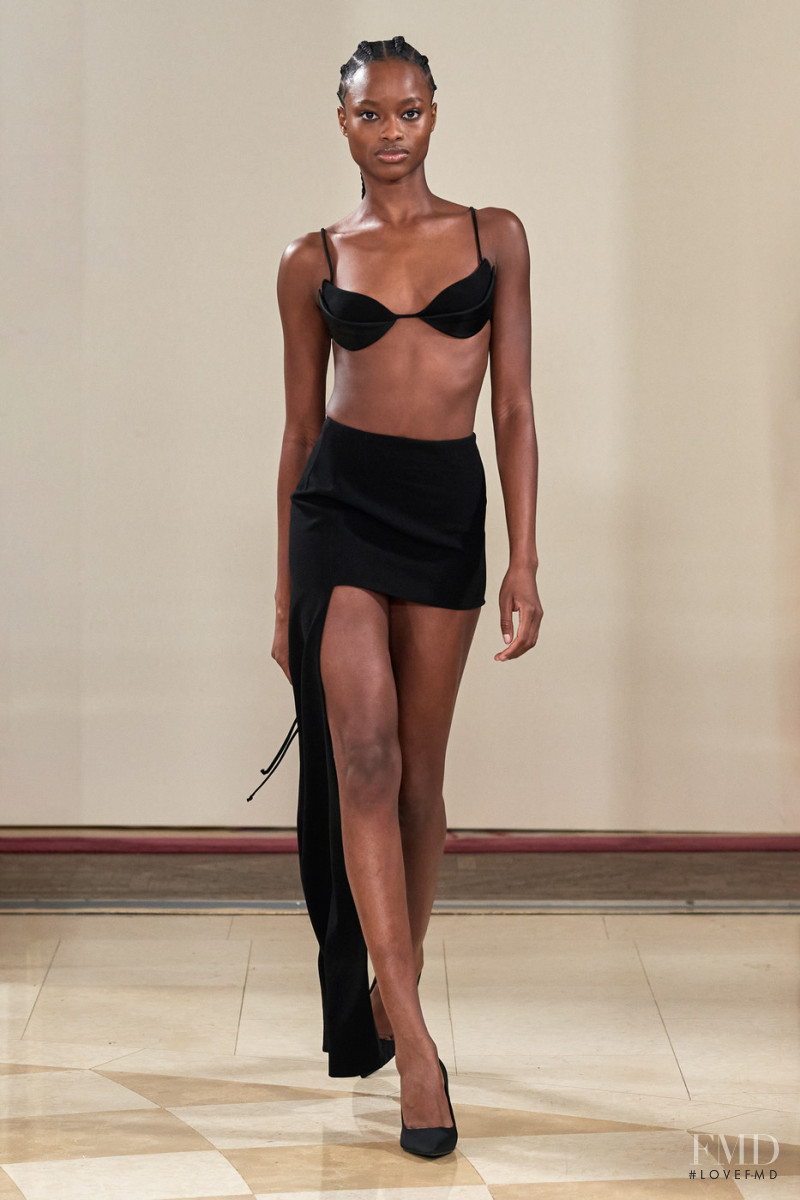 Mayowa Nicholas featured in  the Monot fashion show for Spring/Summer 2022