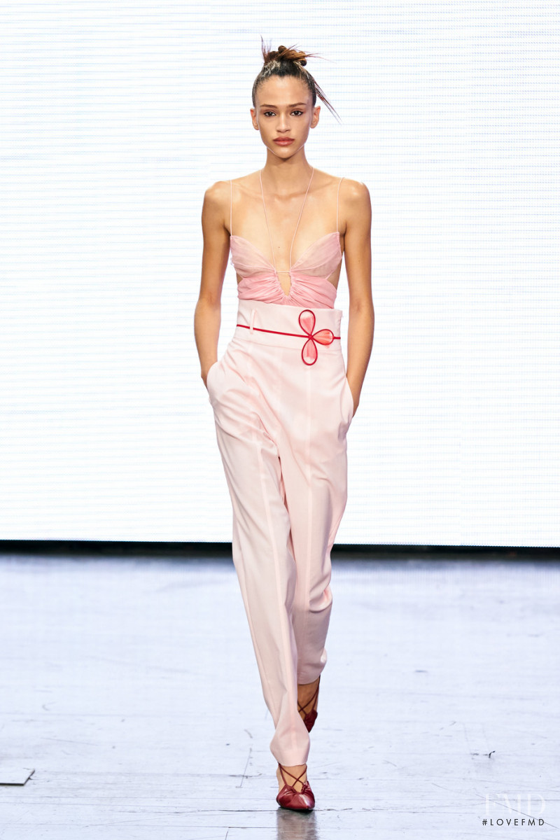 Catarina Guedes featured in  the Nensi Dojaka fashion show for Spring/Summer 2022