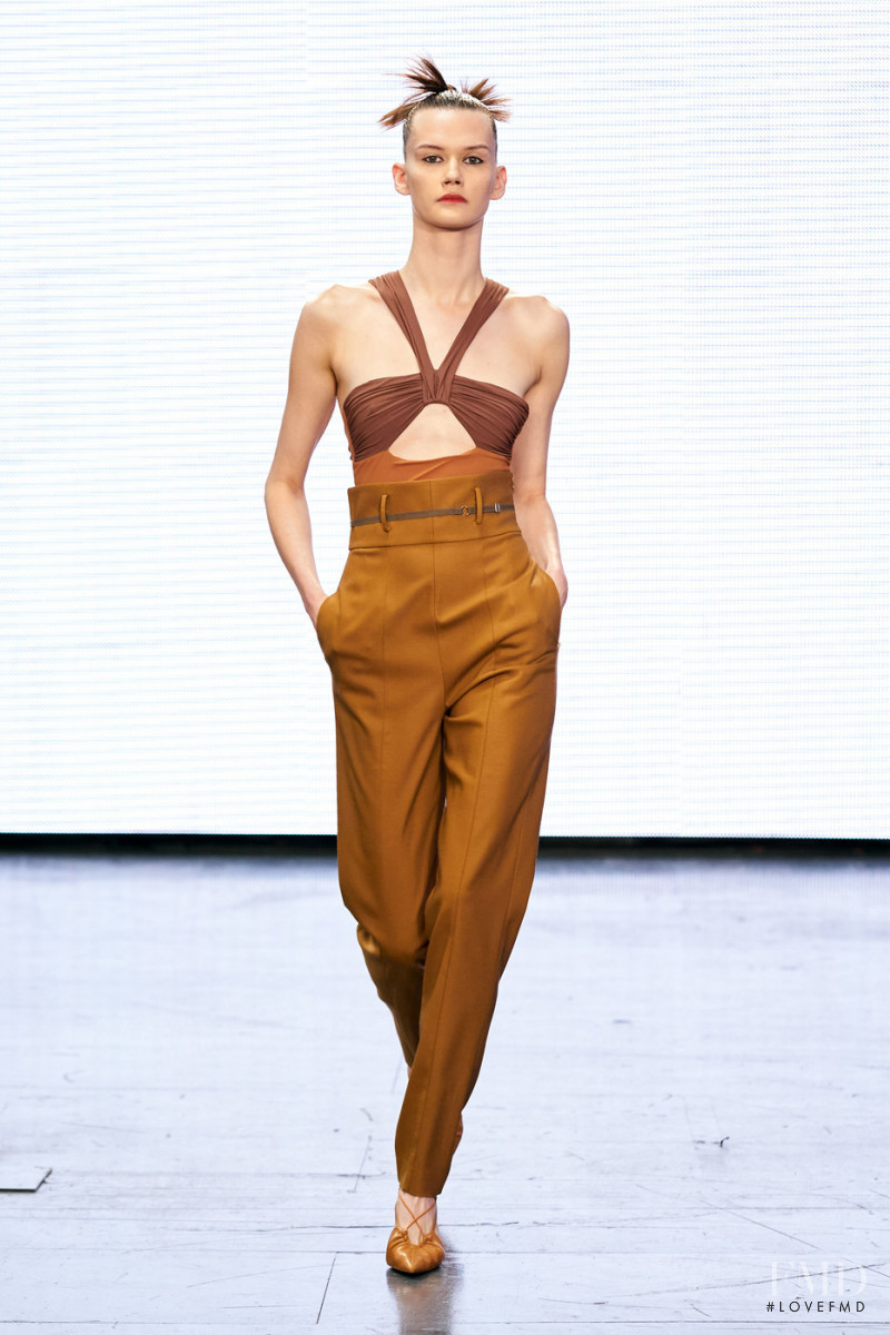 Daniela Kocianova featured in  the Nensi Dojaka fashion show for Spring/Summer 2022