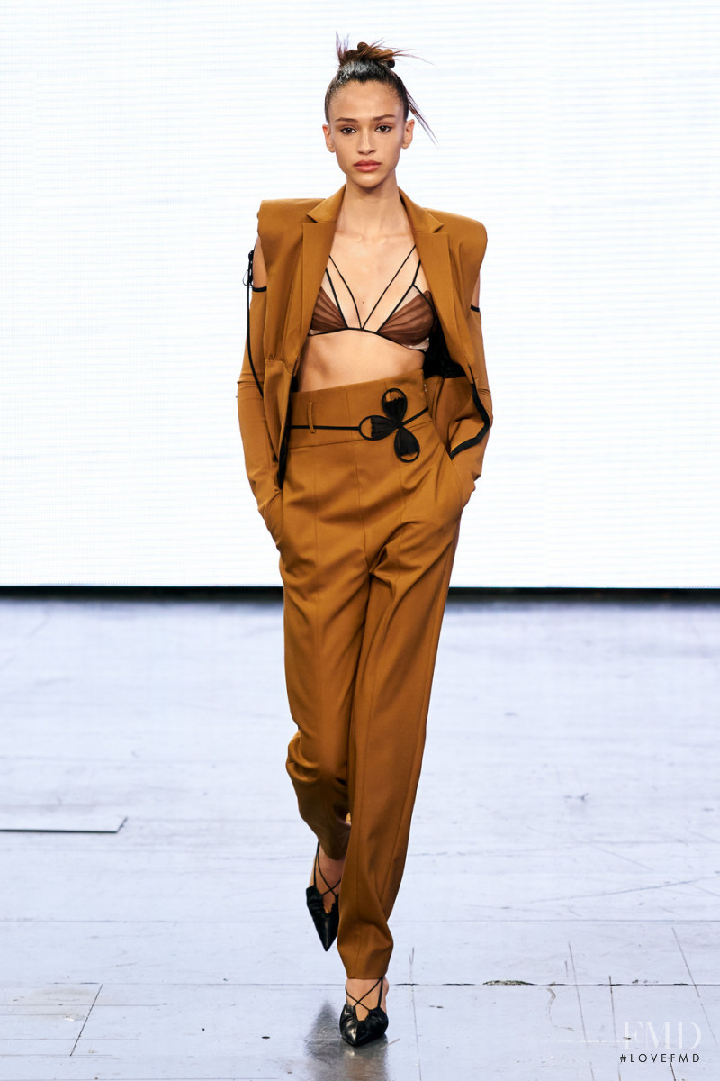 Catarina Guedes featured in  the Nensi Dojaka fashion show for Spring/Summer 2022