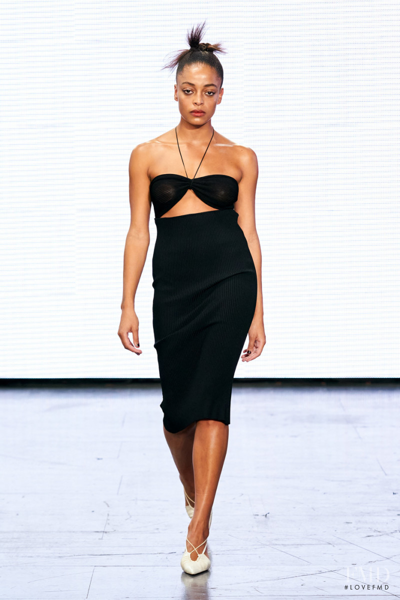 Kesewa Aboah featured in  the Nensi Dojaka fashion show for Spring/Summer 2022