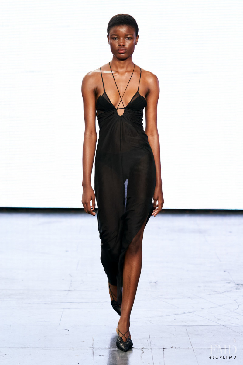 Anya Ekung featured in  the Nensi Dojaka fashion show for Spring/Summer 2022