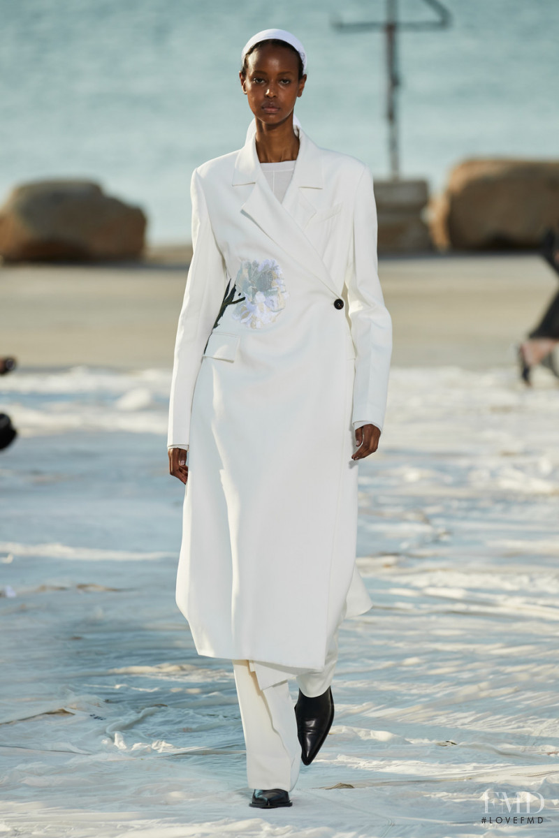 Ridwan Ibrahim featured in  the Peter Do fashion show for Spring/Summer 2022