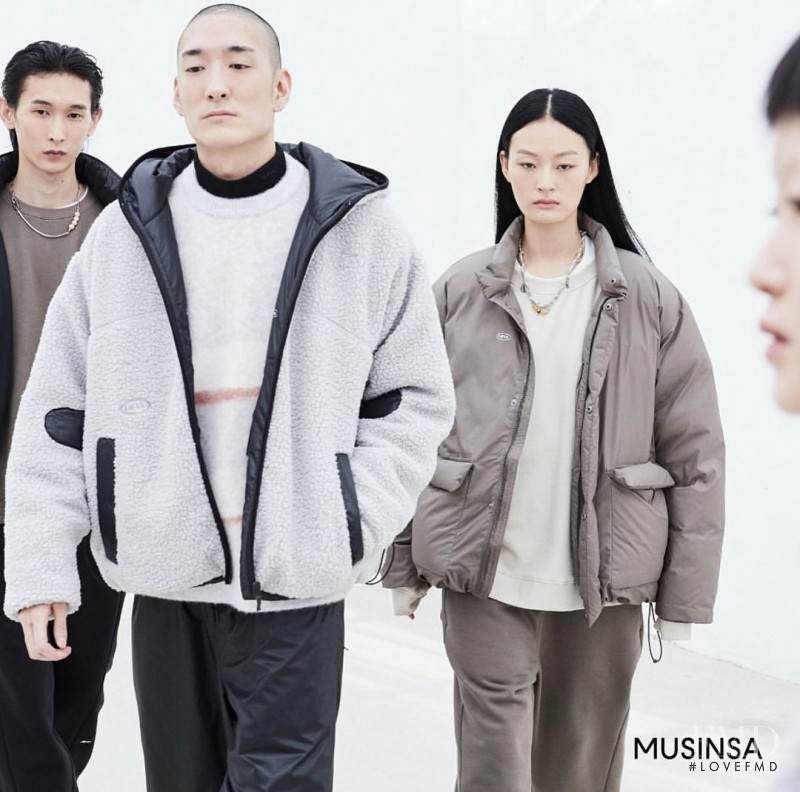 Honest So Yu Jeong featured in  the Musinsa x Reebok advertisement for Autumn/Winter 2020