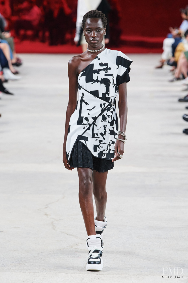 Awar Odhiang featured in  the Ports 1961 fashion show for Spring/Summer 2023