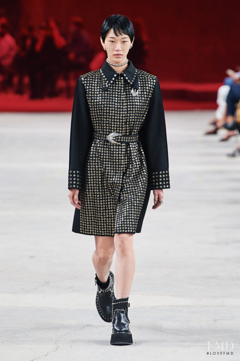 So Ra Choi featured in  the Ports 1961 fashion show for Spring/Summer 2023