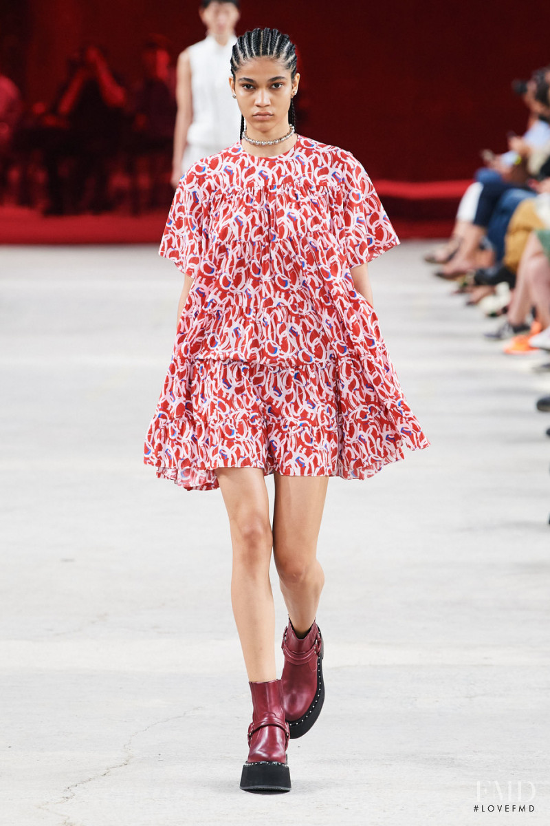 Raynara Negrine featured in  the Ports 1961 fashion show for Spring/Summer 2023