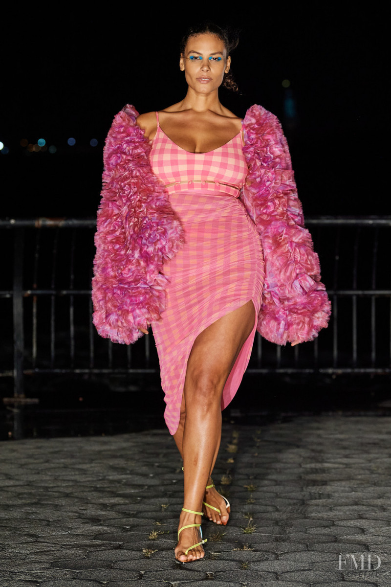 Marquita Pring featured in  the Prabal Gurung fashion show for Spring/Summer 2022