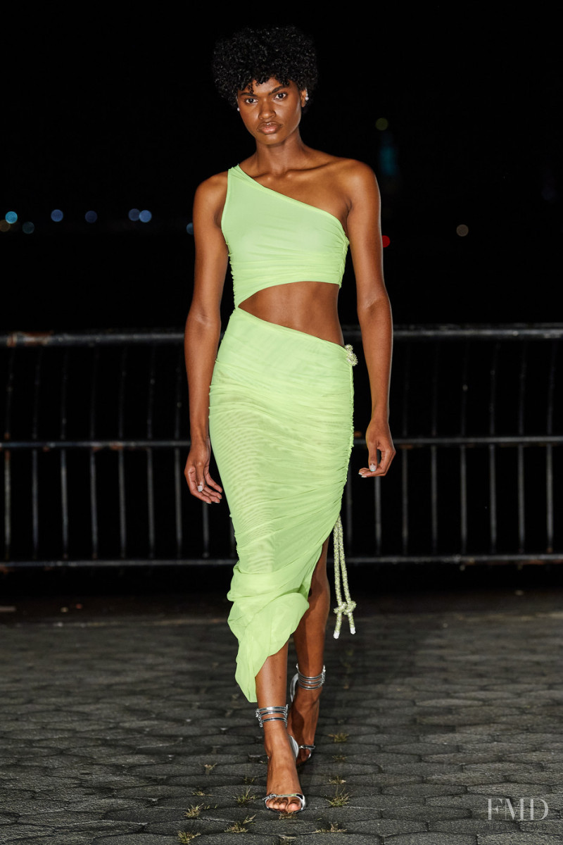 Briana Michelle featured in  the Prabal Gurung fashion show for Spring/Summer 2022