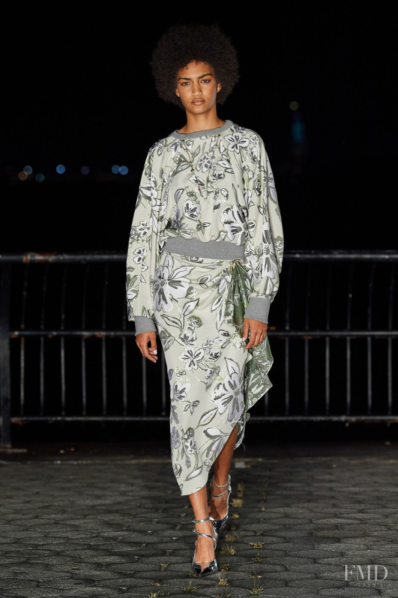 Anyelina Rosa featured in  the Prabal Gurung fashion show for Spring/Summer 2022